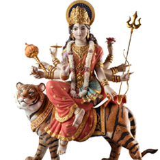 Goddess Durga Sculpture 杜尔加女神